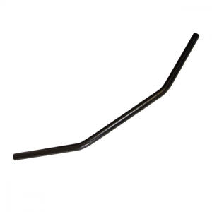 Steel Handlebar Dragbar medium black TRW 1" 25,4 mm