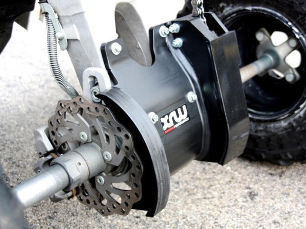 Scheibenbremsen Unterfahrschutz für Yamaha YFZ 450 R Schwingen PHD Protektor