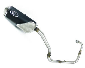 Exhaust Yamaha YBR 125 power with e-mark