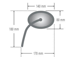 Spiegel für Yamaha SR 500 rechts