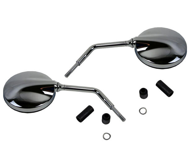 Mirror pair BMW R 1200 C 850 R1200 R800 chromed