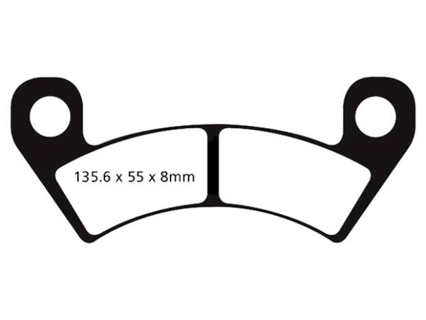 Pastiglie freni ***Polaris ATV Quad*** anteriori e posteriori