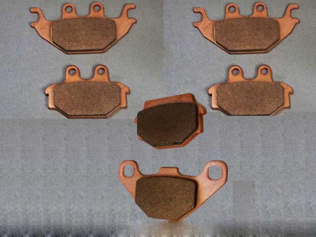 3x Sintermetall Bremsbeläge TGB Blade 500 R vorne + hinten