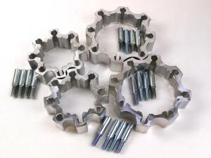 Spurverbreiterungen für KTM 450 XC 35 / 45 mm Komplettset x4 vorne und hinten