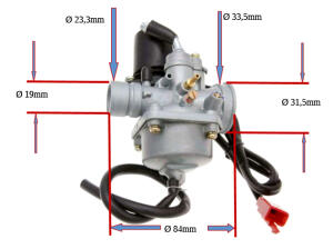 Vergaser Unilli CX 50 Quad / MZ ATV Phanter 50