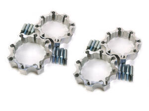 Wheel spacer Everest 500 / 600 complete front x2 35mm & rear x2 45mm