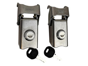 Lock set x2 for aluminium pannier box + topcase