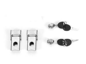 Lock set x2 for aluminium pannier box + topcase