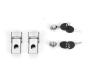 Lock set x2 for aluminium pannier box + topcase