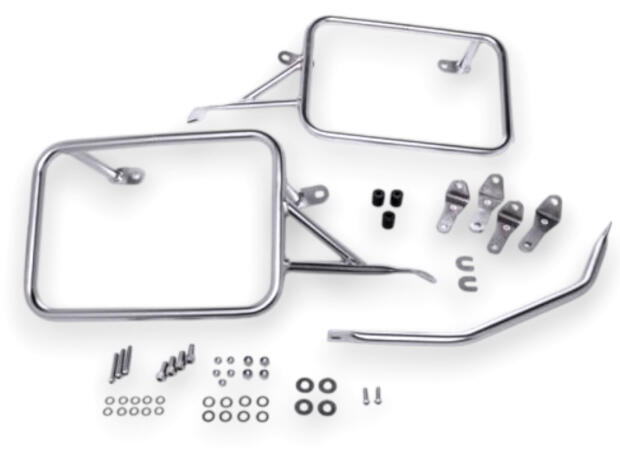 Pannier rack for Yamaha XT 660 Z Tenere aluminium side case mounts