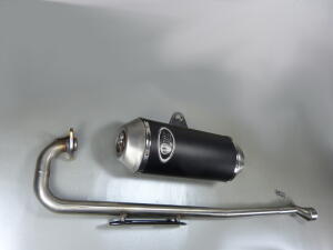 Auspuff SMC Bronco 300/320/323 Supermoto / Cross Edelstahl Krümmer