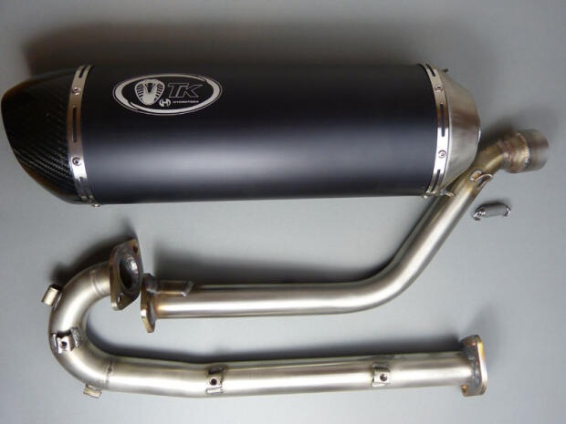 Auspuff für Aeon Cobra 400 Auspuffanlage Carbon Edition mit ABE