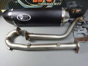 Auspuff für Aeon Cobra 400 Auspuffanlage Carbon Edition mit ABE