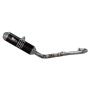 Exhaust for Yamaha WR 450 F 07-08 with road approval Black Edition