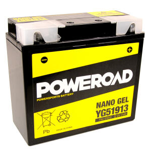 Motorradbatterie Gel 51913 12V 21Ah für BMW R850...
