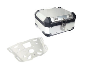 Topcase + Adapterplatte + Schloss für BMW R 1200 GS...