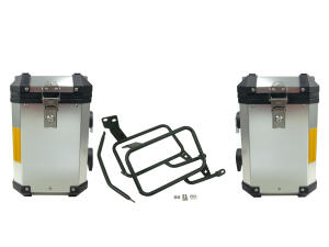 Pannier box set aluminum Suzuki GW 250 Inazuma 2x 38Liter