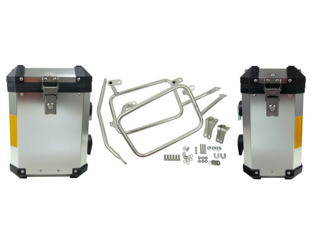 Pannier box for BMW R1200 GS LC / Adventure LC 2013- Aluminum 38 + 31Liter