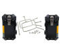 Pannier box set black Yamaha XT 660 Z Tenere with carrier 2x 31Liter