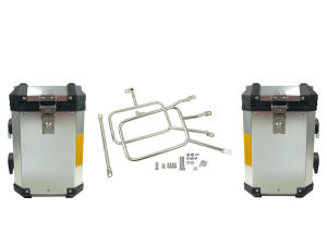 Koffer Satz für Yamaha XT 660 Z Tenere Edelstahlträger 2x 31Liter