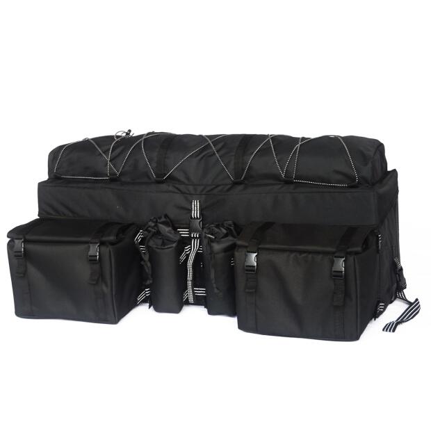 Black 33" Rack Soft-Luggage CF Moto CForce 450 500 550 625 700 800