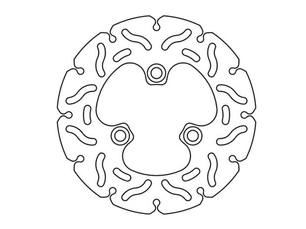 Bremsscheibe Wave vorne Adly/Herchee Thunder Bike 125