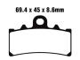Brake pads KTM Duke /RC 125 200 390 front