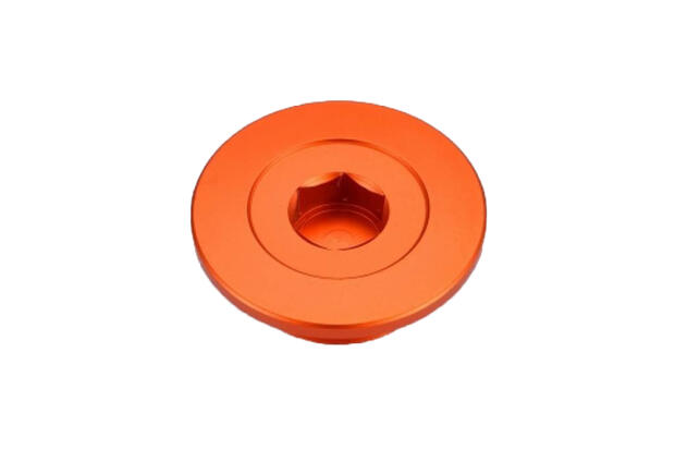 Oil plug cap orange KTM