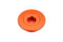 Oil plug cap orange KTM