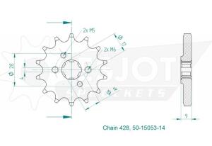 Ritzel Derbi DRD 125 SM