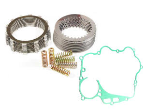 Clutch Kawasaki KMX 125 springs + plates + gasket kit