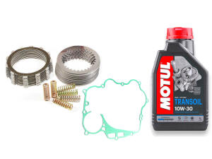 Clutch Kawasaki KMX 125 springs + plates + gasket kit + oel