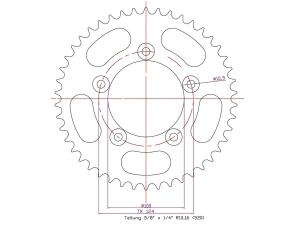 Sprocket Z.48 for Ducati Scrambler 400