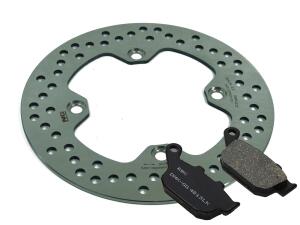 Bremsscheibe hinten Honda XL 600 V Transalp mit Bremsbelag