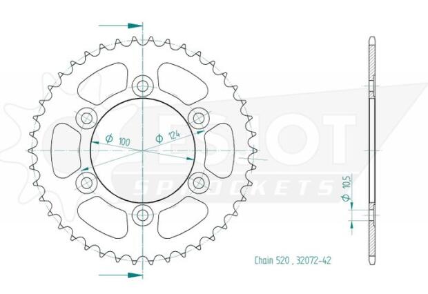 Sprocket Z.42 Ducati Monster 695