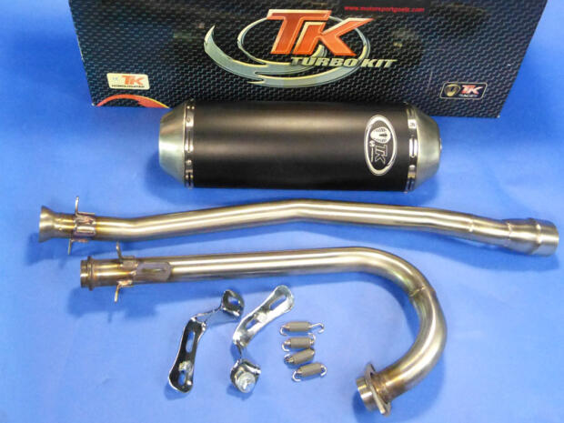 Exhaust with front pipe Goes 520 with e-mark long wheel base