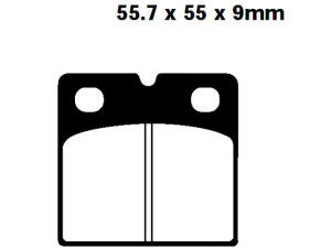 Bremsbeläge für BMW K 100 vorne + hinten