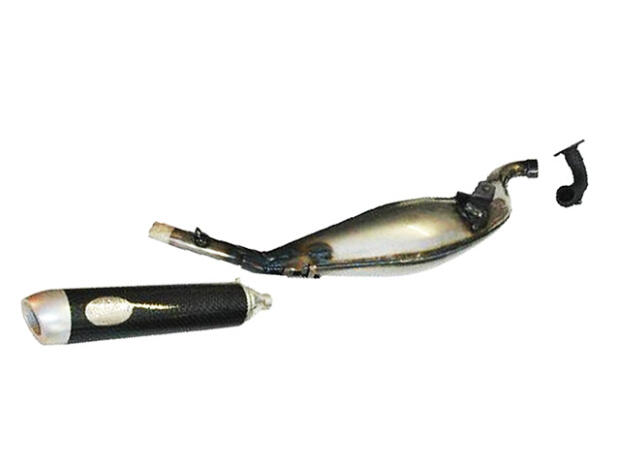 Auspuff 50-100ccm universal Quad Tuning mit Straßenzulassung