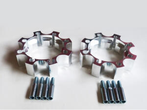 Spurverbreiterungen Honda TRX 250 EX 45 mm hinten matt silber