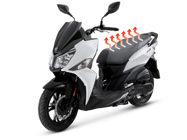Carbon Seat Heater 12 V for SYM Joymax Cruisym Maxsym 40x20cm 2-Level