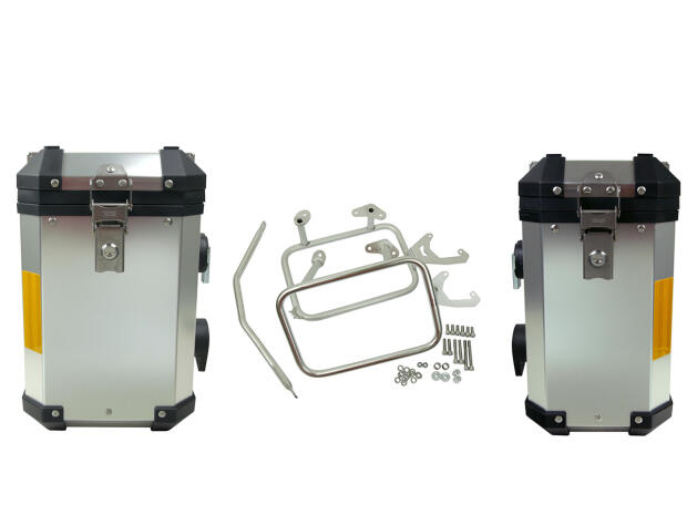 Coffre Touring Case BMW R1150GS/ R1150GS Adventure/ R1100GS/ R850GS Valise Latérale Aluminium 31+38 Litres