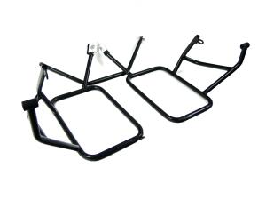 Koffer Alu für BMW F 800 GS TWIN F 700 GS TWIN F 650 GS TWIN ab 2001 Edelstahlträger 38+45 Liter Set B-Ware