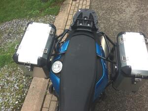 Coffre noir Case Valise Latérale BMW F 800 GS Twin F 700 GS Twin F 650 GS Twin 38+45Litres