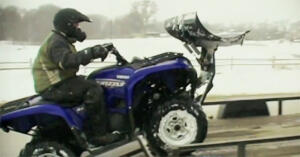 Snow plow Polaris Sportsman 570 SP blade 52" 132cm