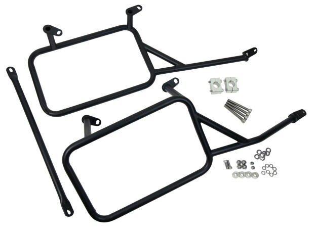 Pannier rack black Triumph Tiger 800 aluminium side case mounts