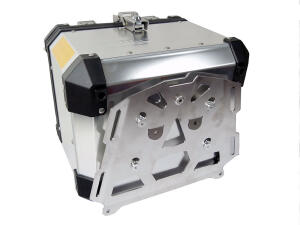 Pannier box + Topcase aluminum BMW F 800 GS Twin F 700 GS Twin F 650 GS Twin stainless steel 38+45+33 Liter