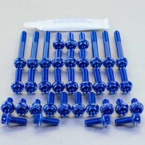 Bolt Set Engine Aluminum BMW R1200GS 08 09 Race Spec Blue