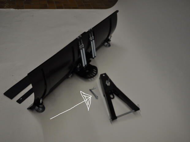 Bolzen für V-Arm V-Rahmen von Schneeschaufel Quad ATV