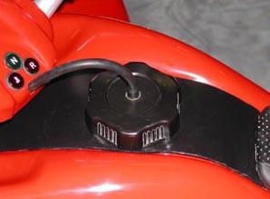 Tank Abdeckung orange Yamaha YFM 660 R