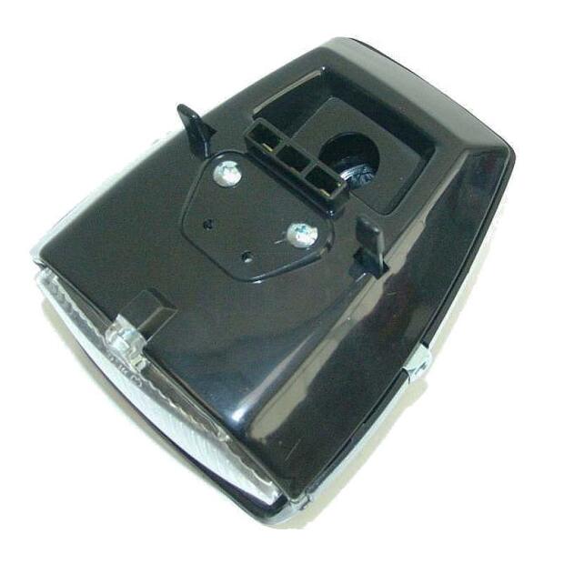 Scheinwerfer Puch Maxi N / Europa Mofa schwarz mit Lichtschalter